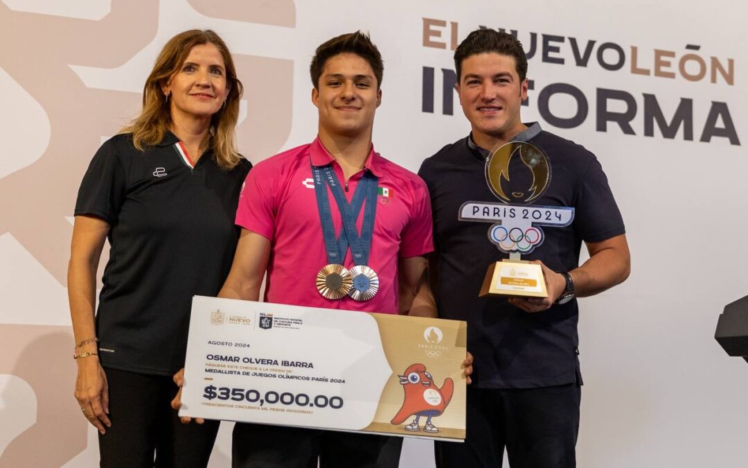 Homenaje al medallista: Gobierno de NL bautizará el centro acuático del Parque Niños Héroes como Osmar Olvera