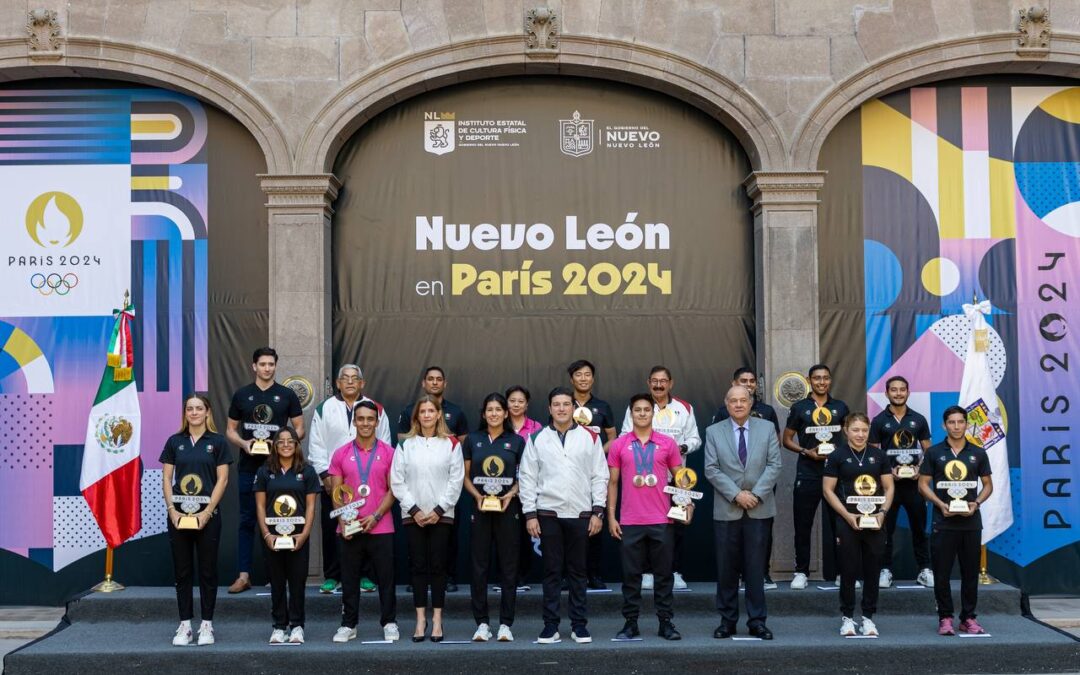 Samuel García reconoce a atletas que participaron en París 2024