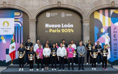 Samuel García reconoce a atletas que participaron en París 2024