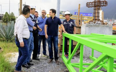 Supervisa equipo de Adrián de la Garza obras municipales en ejecución