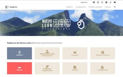 Termina actualización de portal web de Gobierno de NL