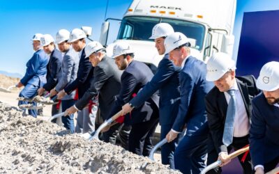Gobernador de Nuevo León encabeza ceremonia de colocación de la primera piedra de Volvo en Ciénega de Flores