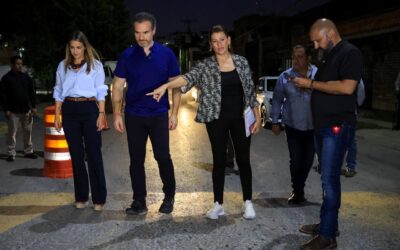 Supervisa Adrián de la Garza mejoras en colonia Las Brisas