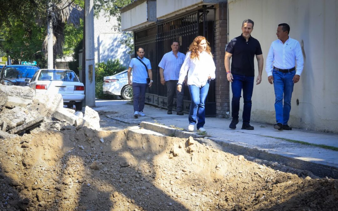 Reanudan rehabilitación de pavimento en calle Óscar F. Castillón