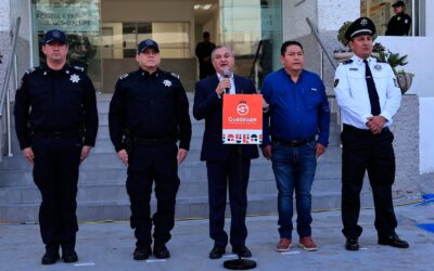 Brindará Héctor García más equipamiento y mayor salario a policías