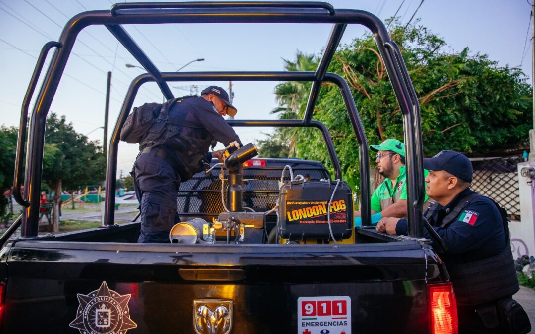 Adaptan patrullas para labores de fumigación en Guadalupe