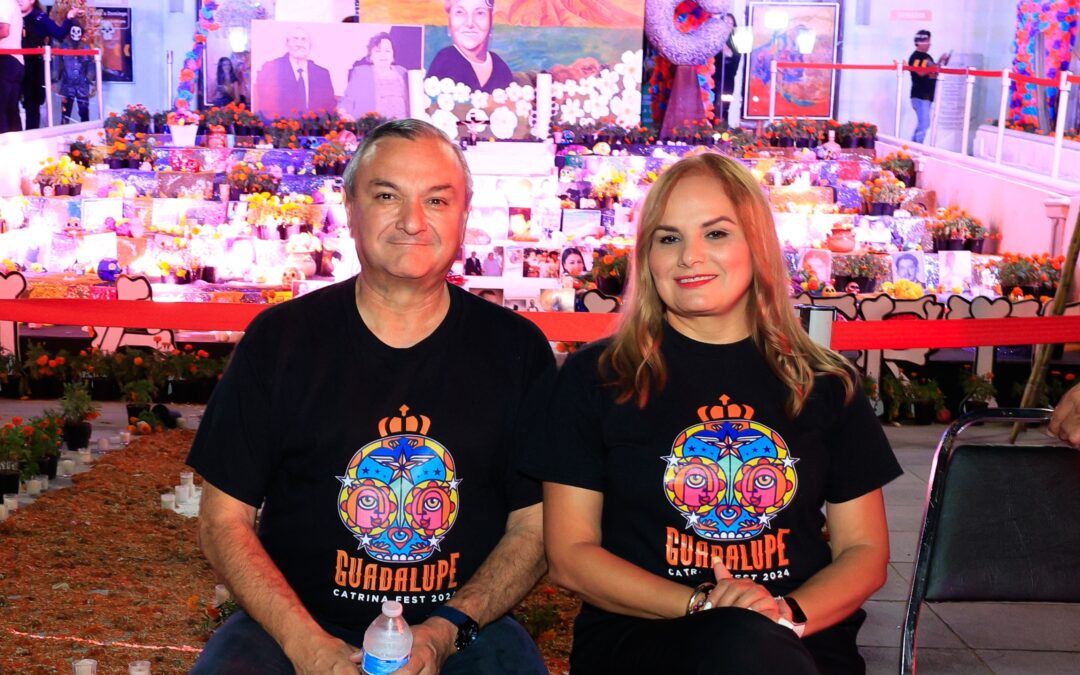 Celebran a lo grande el Día de Muertos en Guadalupe