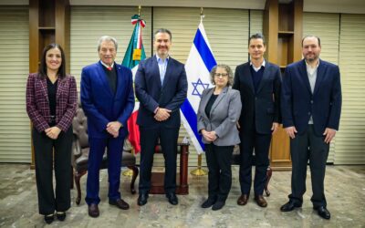 Recibe Adrián de la Garza visita de la embajadora de Israel en México