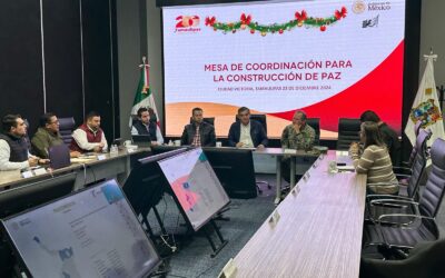 Preside gobernador Mesa de Seguridad e instruye reforzar operativos para unas fiestas navideñas en paz