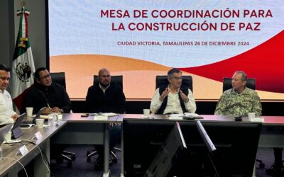 Destaca gobernador baja en homicidios dolosos en reunión de la Mesa de Seguridad