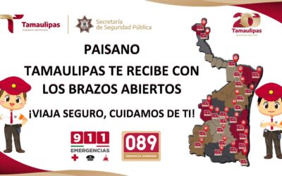 Programa “Héroes Paisanos” continúa brindando seguridad en carreteras tamaulipecas
