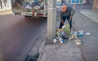 Retira Monterrey 22 toneladas de basura de la vía pública en el Centro