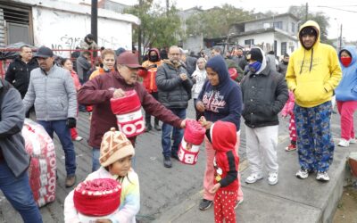 ‘ACOBIJA’ ESCOBEDO A COMUNIDADES, REFUERZAN OPERATIVOS CONTRA EL FRÍO