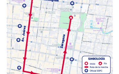 Exhorta Tránsito de Monterrey a extremar precauciones en el Centro hoy por la tarde