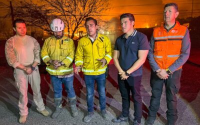 Incendio en García deja saldo blanco; se sofocará durante el transcurso de la noche