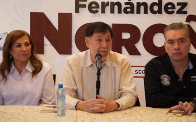 Acompañan Adán Augusto y Fernández Noroña iniciativa de Waldo Fernández  y Judith Díaz para homologar reforma judicial en NL