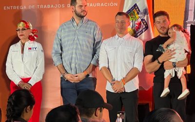 Entrega el gobernador obras de rehabilitación del Arco de la Independencia