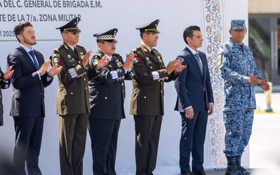 Destaca Miguel Ángel Flores su respaldo al nuevo comandante de la Séptima Zona Militar
