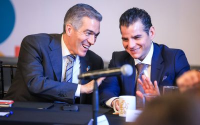 Secretario general de Gobierno da la bienvenida al nuevo presidente del Consejo de Nuevo León