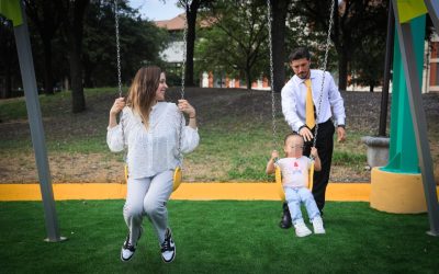 Samuel García y Mariana Rodríguez inauguran la Zona Infantil de Parque Fundidora