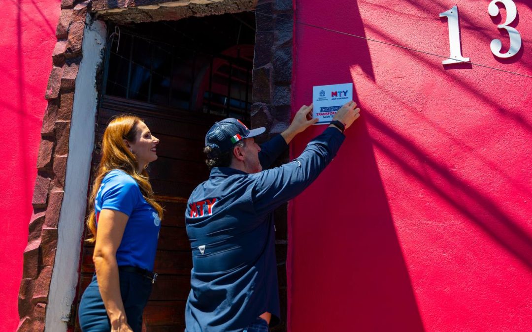 Llega Transformando Monterrey a 3 mil casas pintadas