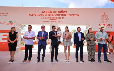 INAUGURAN SAMUEL Y MARIANA JARDÍN DE NIÑOS EN JUÁREZ