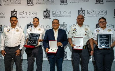 Congreso premia a policías de Escobedo por su labor en bien de la ciudadanía