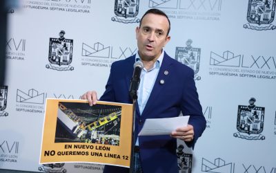 ADVIERTE CARLOS DE LA FUENTE SOBRE PELIGRO DE COLAPSO DEL MONORRIEL