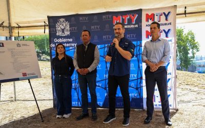 Supervisa alcalde construcción de cancha y rehabilitación de parque en Colinas de San Jerónimo