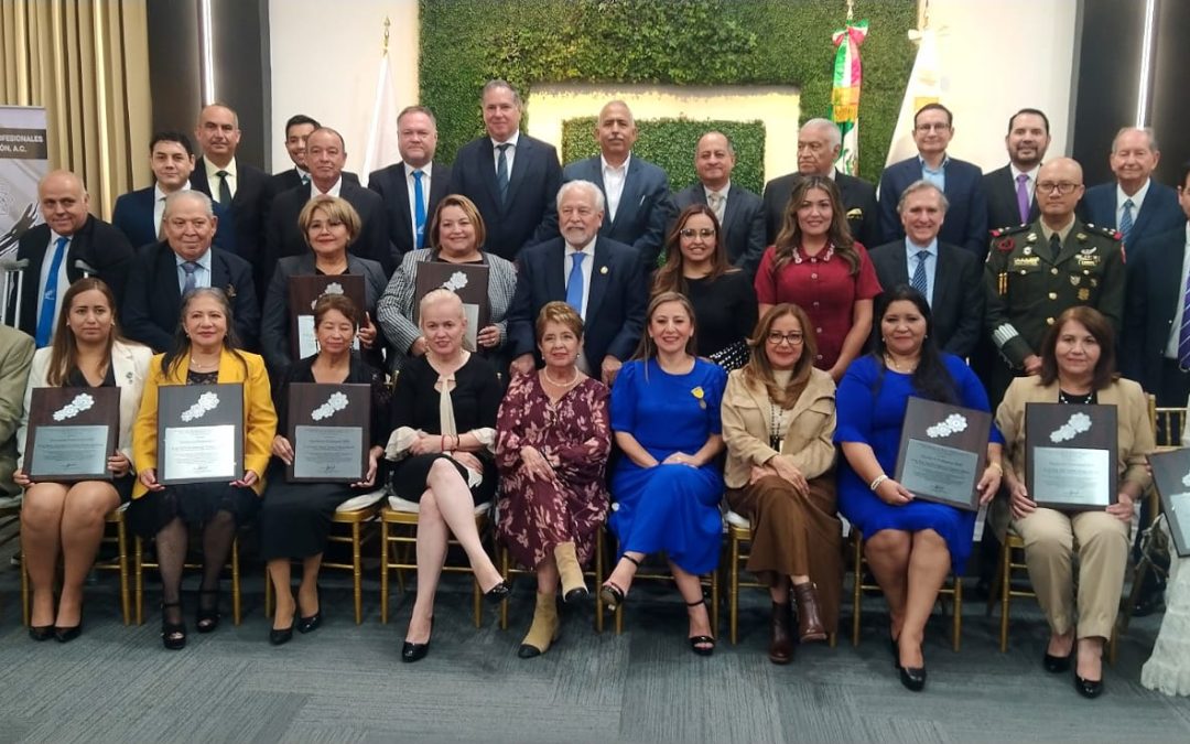 Federación de Colegios Profesionales que preside Dra Laura Irene Perez reconoce a figuras a la Excelencia Profesional 2025