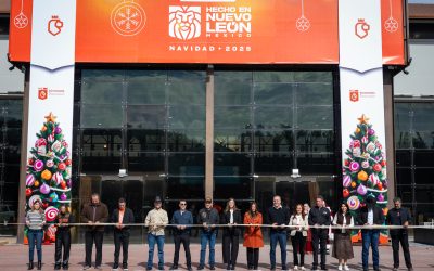 SAMUEL GARCÍA Y MARIANA RODRÍGUEZ INAUGURAN EL MERCADO HECHO EN NUEVO LEÓN – EDICIÓN NAVIDEÑA