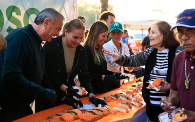 Con rosca de 180 metros Guadalupe se despide de las festividades navideñas