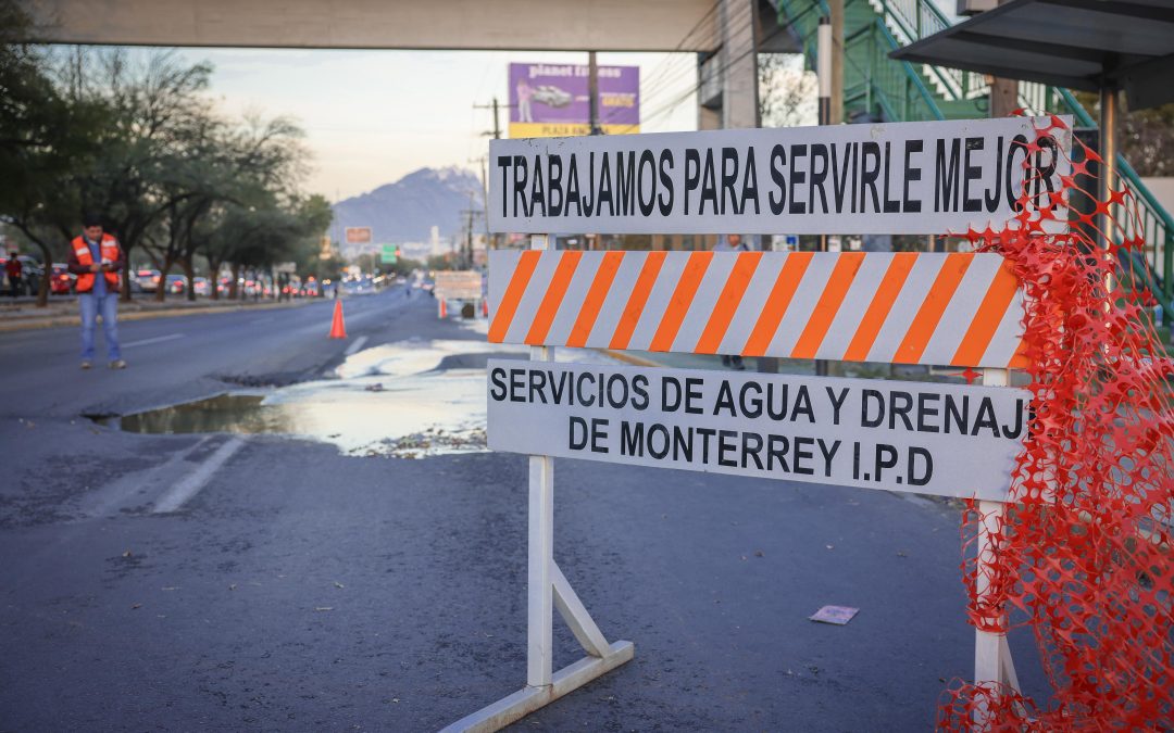 Pese a trabajos de AyD en Guadalupe no se cortará suministro de agua