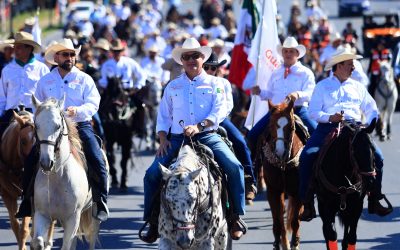 Celebra Guadalupe fundación con histórica cabalgata
