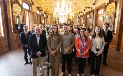 FIRMAN SAMUEL Y MARIANA CONVENIO DE COLABORACIÓN ENTRE UNICEF Y GOBIERNO