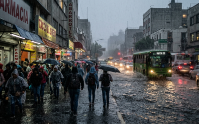 Fuertes lluvias azotarán Nuevo León esta tarde; Protección Civil emite recomendaciones