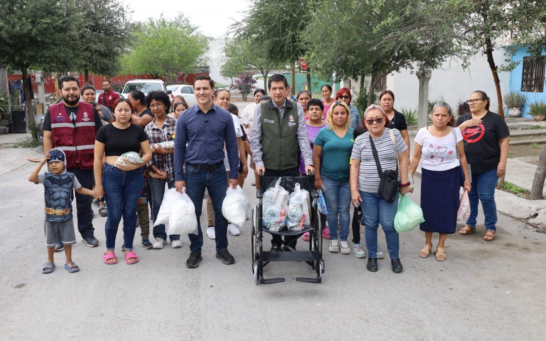 En Escobedo se apoya de vecino… a vecino