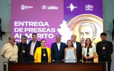 Reconoce Escobedo a transformadores norteños con medalla Capitán José de Treviño