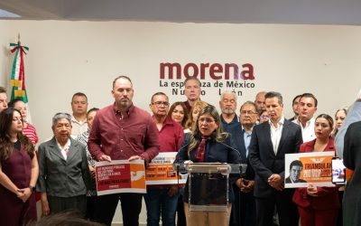 Morena presentará denuncia ante la FGR contra Samuel García por presunta triangulación de recursos públicos