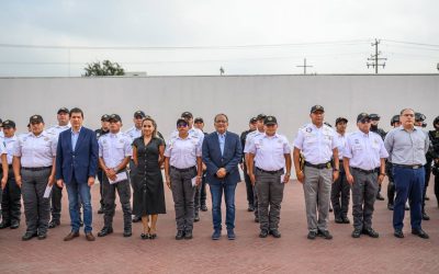 La seguridad no se construye con show, Escobedo reconoce labor de policías