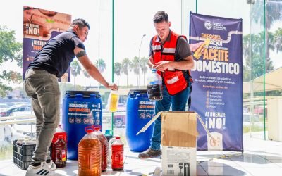 AyD recibe 500 litros de aceite de cocina usado en sus centros de recolección