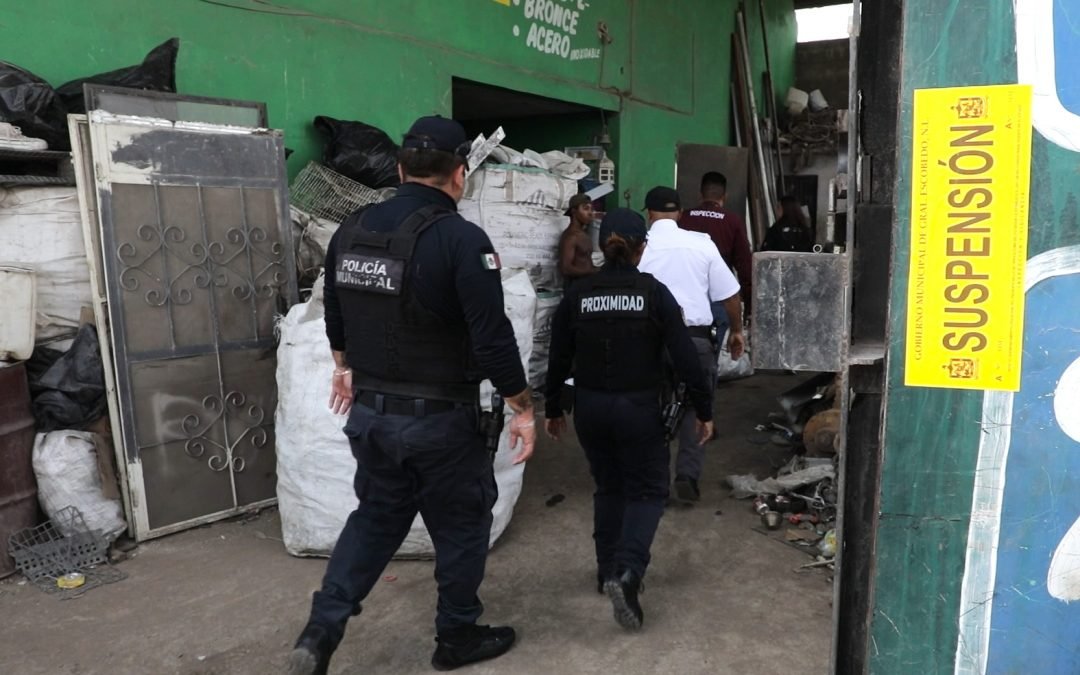Trabaja Escobedo para prevenir comercialización de bienes cuya procedencia sea ilegal